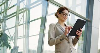 person engaged in a video chat on a mobile device
